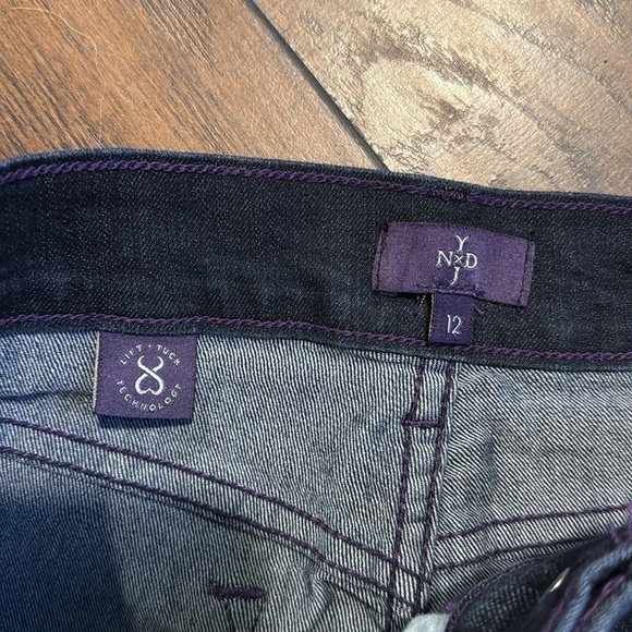 Not your daughter’s jeans dark wash cropped high rise size 12 (D18) - Picture 4 of 7